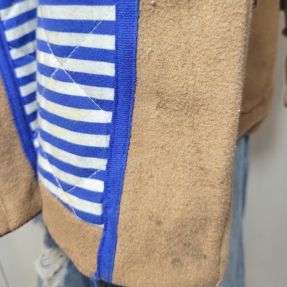 Boden Wool Toggle Coat Coastal Nautical Fisherman Hooded Jacket Kids 15-16Y - Picture 15 of 16